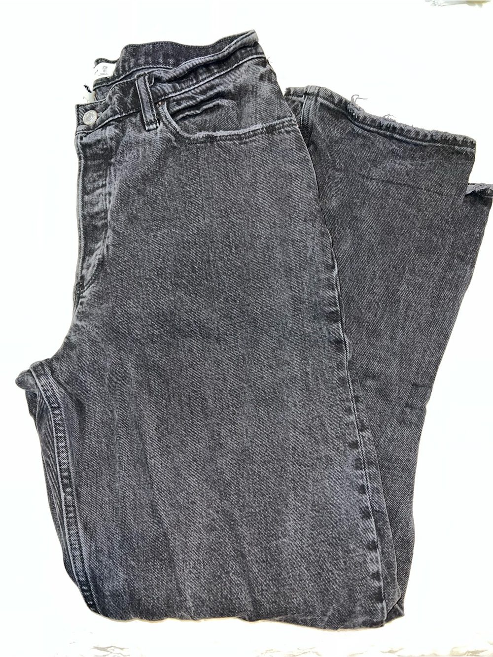 Abercrombie & Fitch 90s Baggy Low Rise Faded Black Jeans